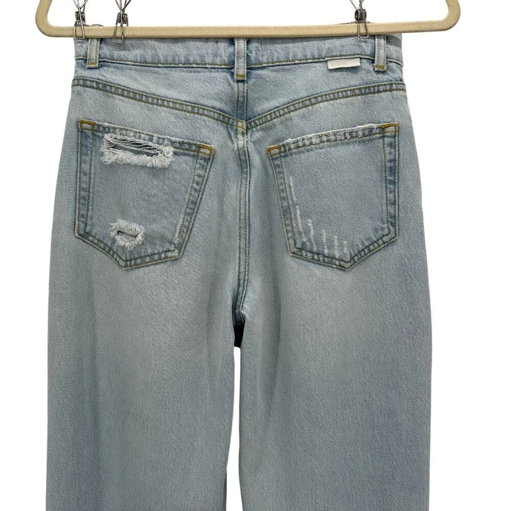 Boyish Womens 24 Jeans The Ziggy Authentic Rigid Organic Cotton Relaxed Straight